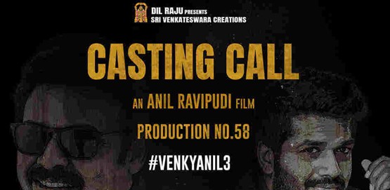 Casting call Venkatesh Daggubati Film 